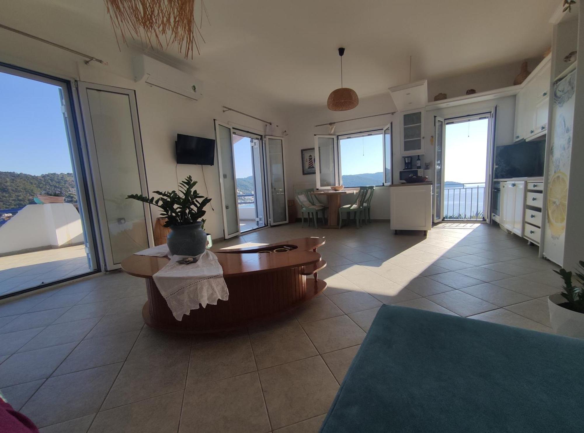 Poros Town Sunrise View Houseヴィラ エクステリア 写真