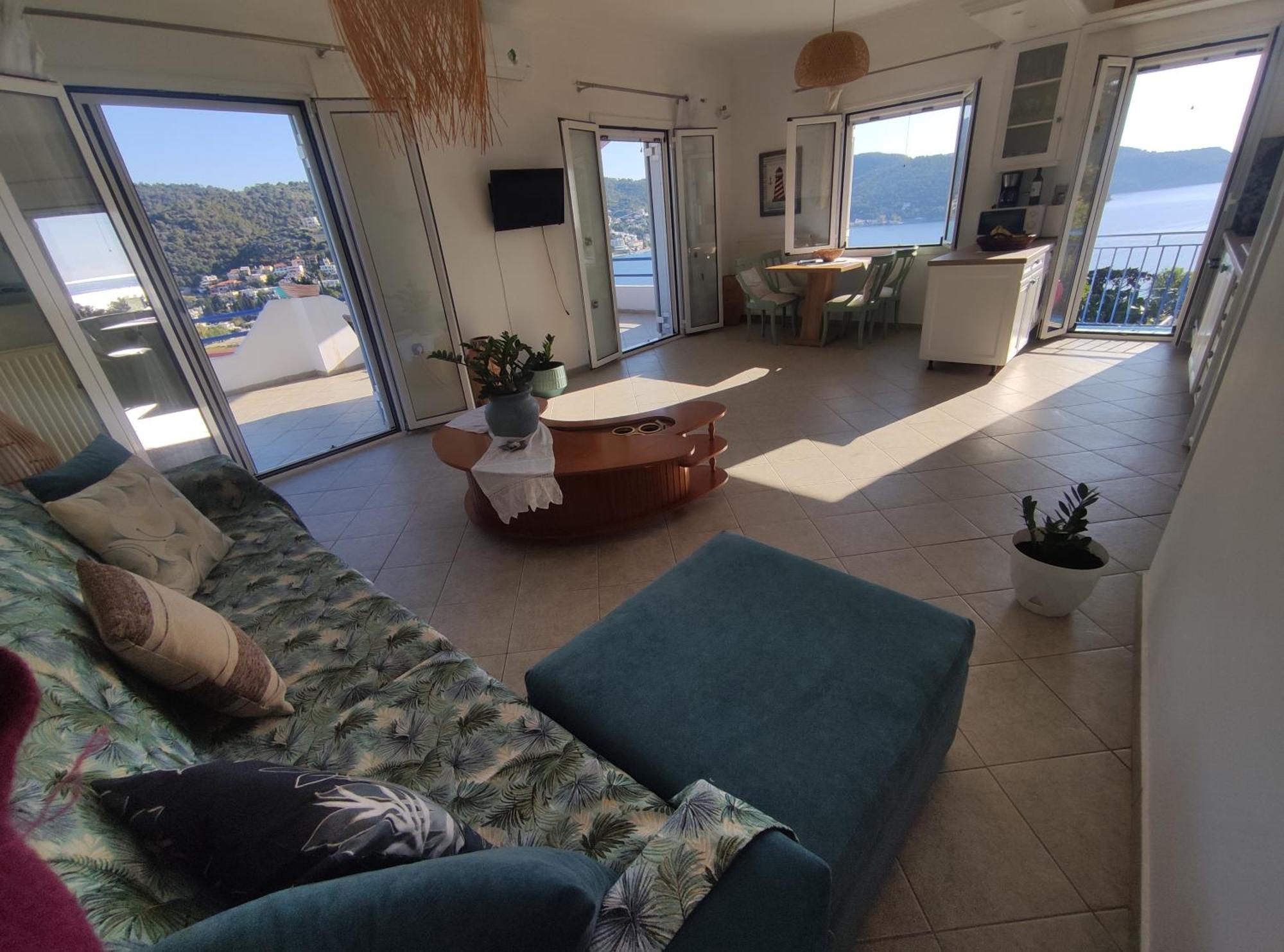 Poros Town Sunrise View Houseヴィラ エクステリア 写真